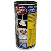 Protecto Wrap BT25XL 8425B0475SW Window and Door Flashing Tape, 75 ft L, 4 in W, HDPE, Gray/White, Self-Adhesive